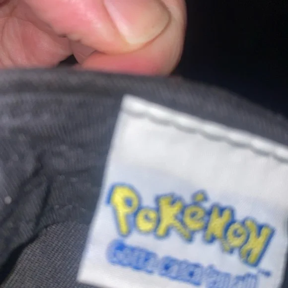 Vintage Pokémon hat! Boy/teens can wear. Velcro strap. Awesome embroidery